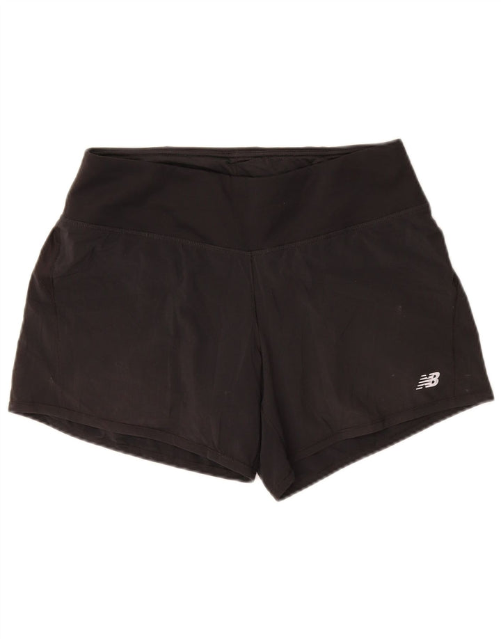 New Balance Damen Sportshorts UK 12 Medium Schwarz Polyester