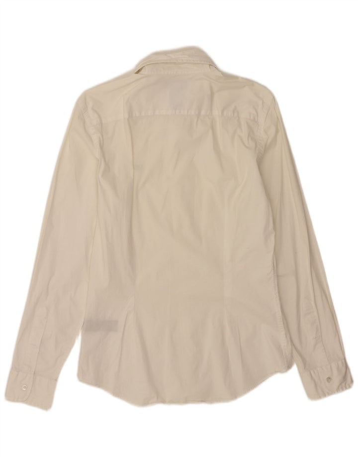 Ralph Lauren Herren-Hemd, Größe S, weiße Baumwolle