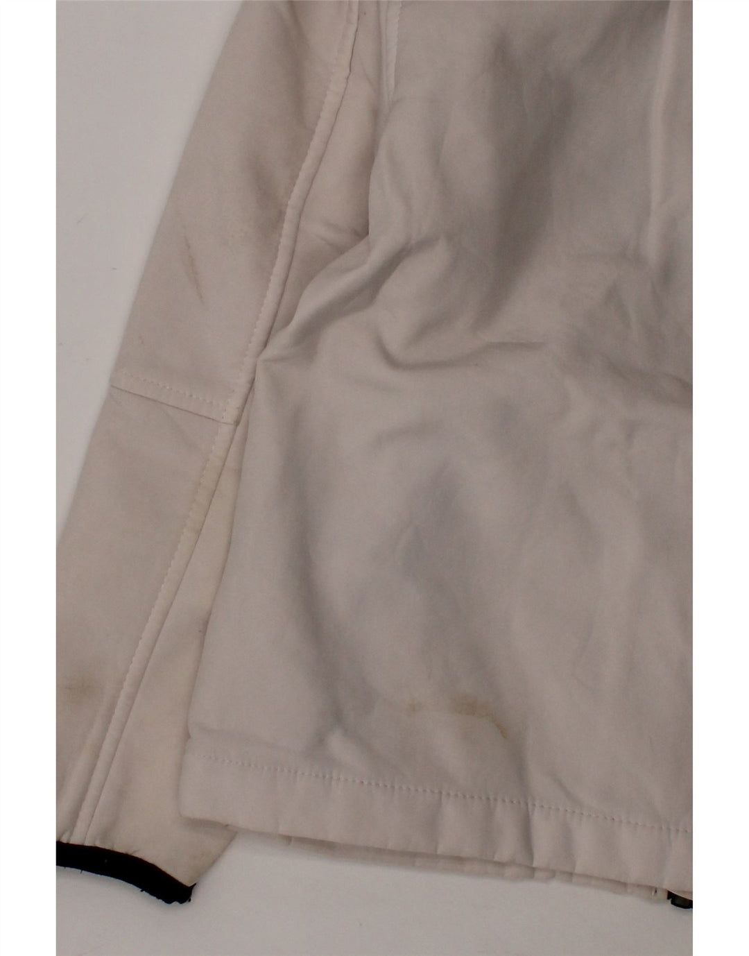 REEBOK Boys Graphic Tracksuit Top Jacket 5-6 Years Off White Polyester Vintage Reebok and Second-Hand Reebok from Messina Hembry 