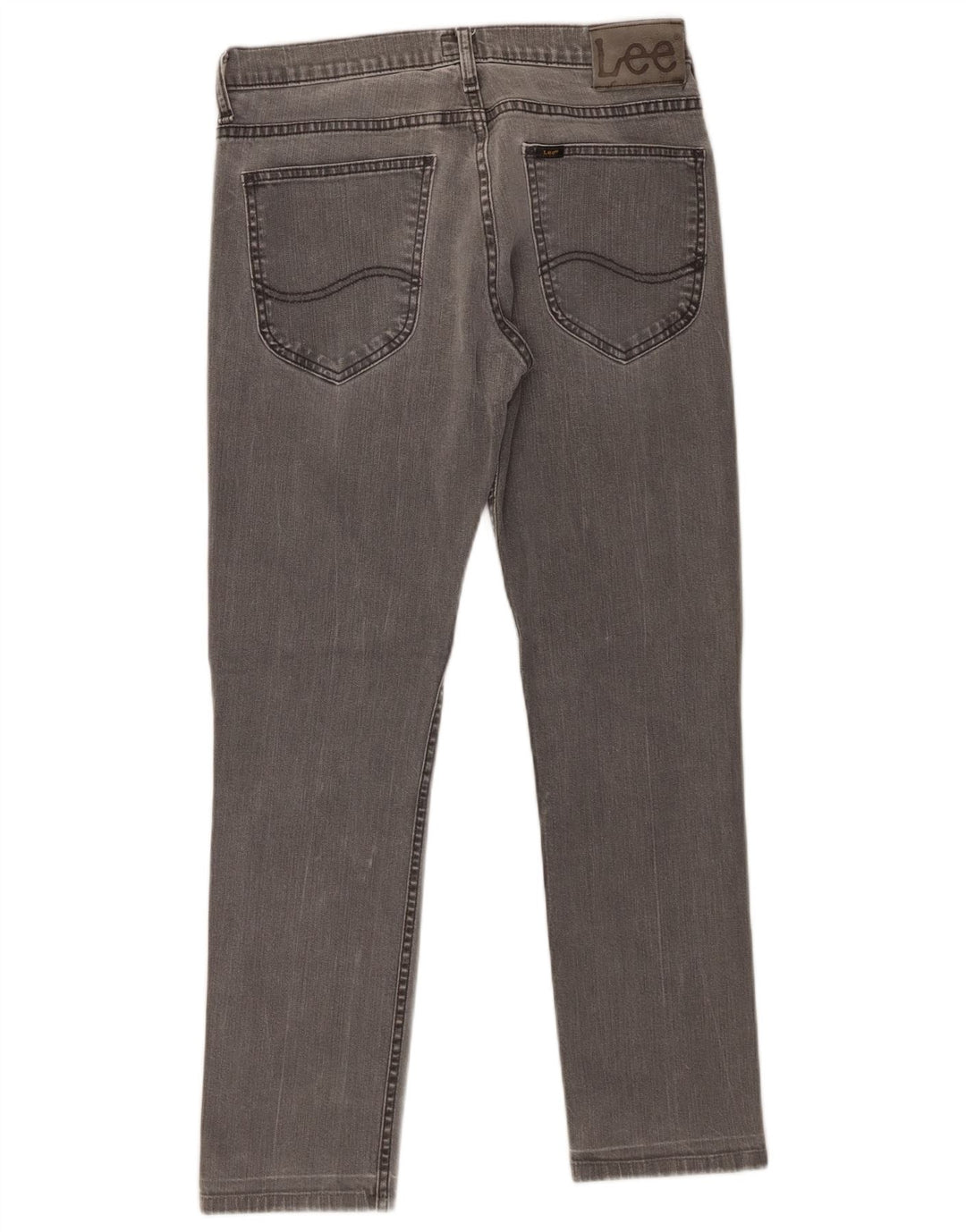 Lee Herren Powell Slim Jeans W31 L28 Graue Baumwolle
