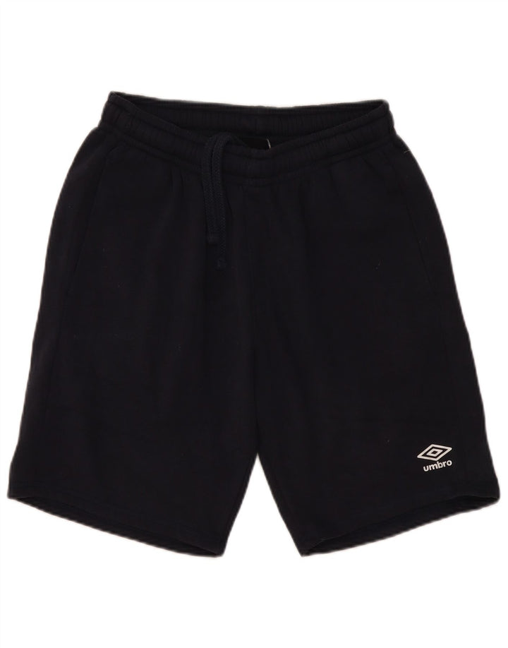 Umbro Herren-Sportshorts aus Baumwolle in mittlerem Marineblau