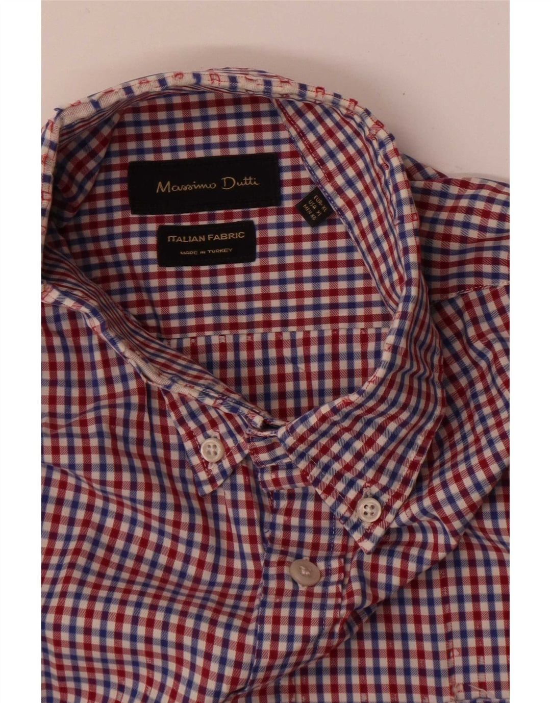 Massimo Dutti Herrenhemd XL Mehrfarbig Gingham