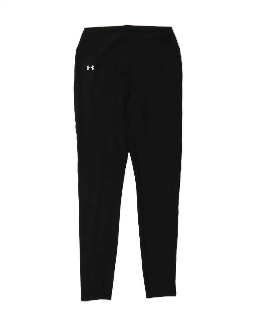 UNDER ARMOUR Womens Graphic Leggings UK 10 Small Black Vintage Under Armour and Second-Hand Under Armour from Messina Hembry 