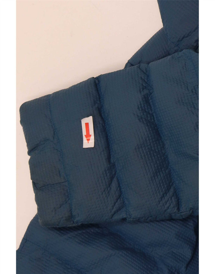 Adidas Damen-Jacke mit Kapuze, gepolstert, UK 10, Größe S, marineblaues Nylon