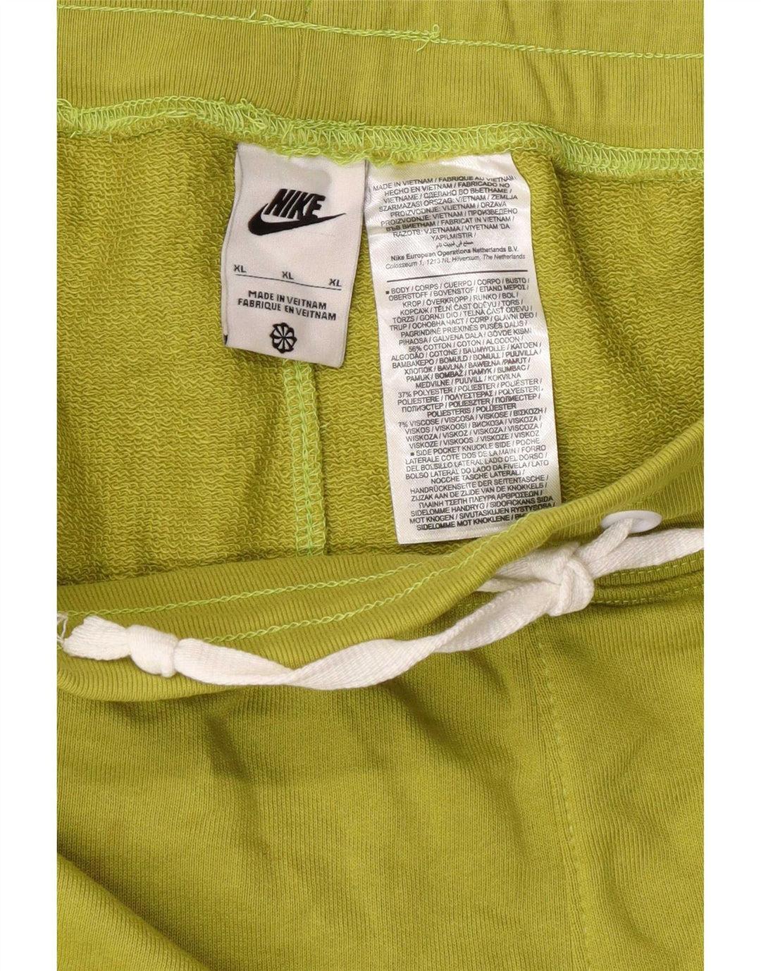 Nike Herren Graphic Sport Shorts XL Grüne Baumwolle