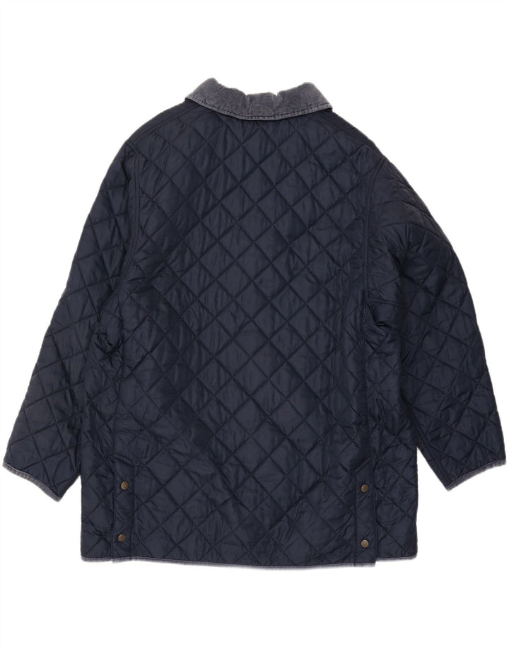 Henri Lloyd Herren Steppjacke UK 42 XL Marineblaues Nylon