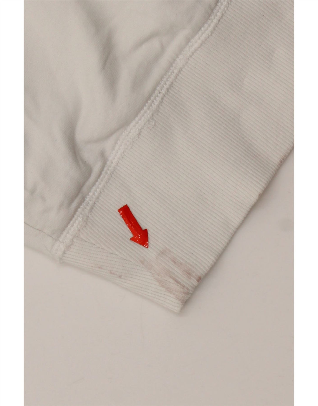 Benetton Damen Minirock UK 12 Mittelweiß