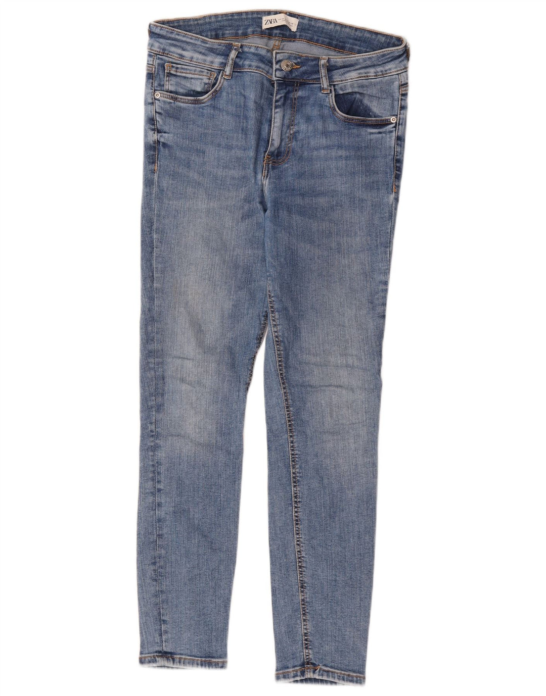 Zara Damen Skinny Jeans EU 40 Medium W30 L27 Blau