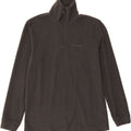 CHAMPION Mens Zip Neck Fleece Jumper Medium Grey Polyester Vintage Champion and Second-Hand Champion from Messina Hembry 