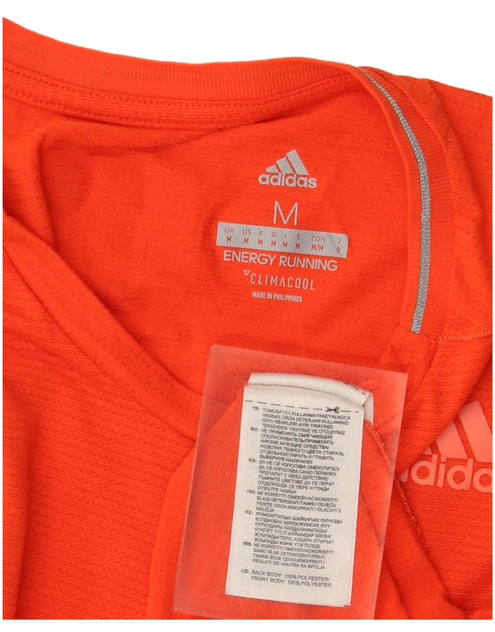 Adidas Herren Climacool T-Shirt Top Mittelorange Polyester
