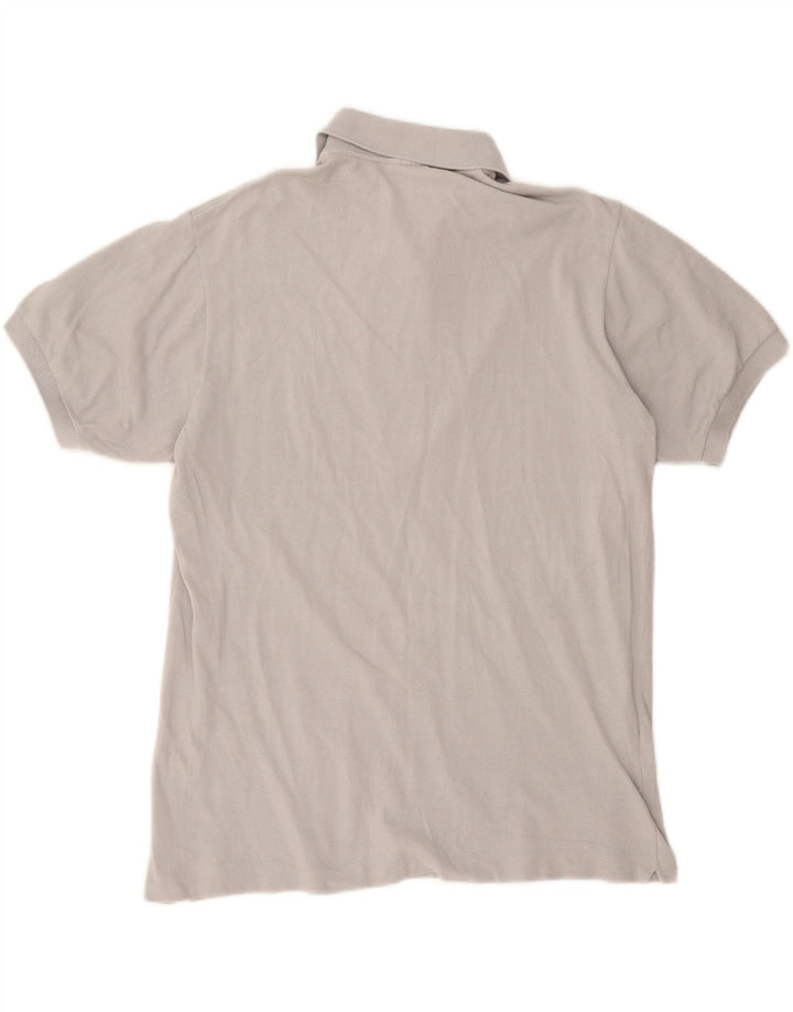LACOSTE Herren-Poloshirt, Größe 4, mittelgraue Baumwolle