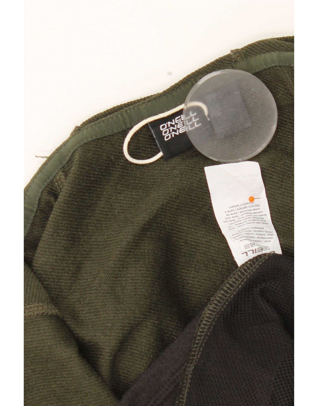 O'Neill Jungen-Kapuzenpullover mit Reißverschluss, 14–15 Jahre, Khaki, Farbblock-Polyester