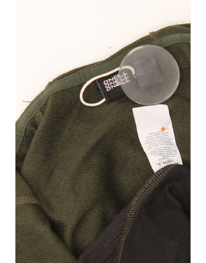 O'Neill Jungen-Kapuzenpullover mit Reißverschluss, 14–15 Jahre, Khaki, Farbblock-Polyester