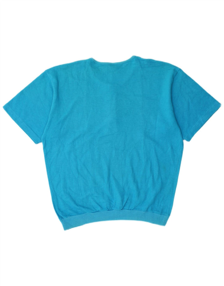 Carrera Damen Kurzärmliger Pullover mit Rundhalsausschnitt, UK 14, Mittelblau