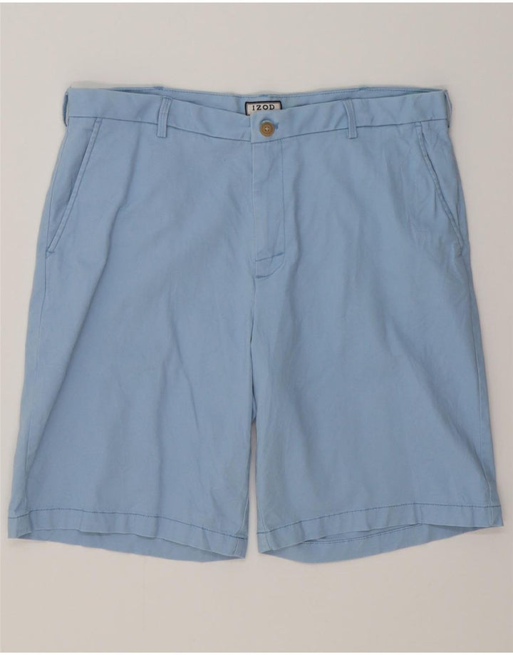 IZOD Mens Chino Shorts W38 XL Blue Cotton Vintage Izod and Second-Hand Izod from Messina Hembry 