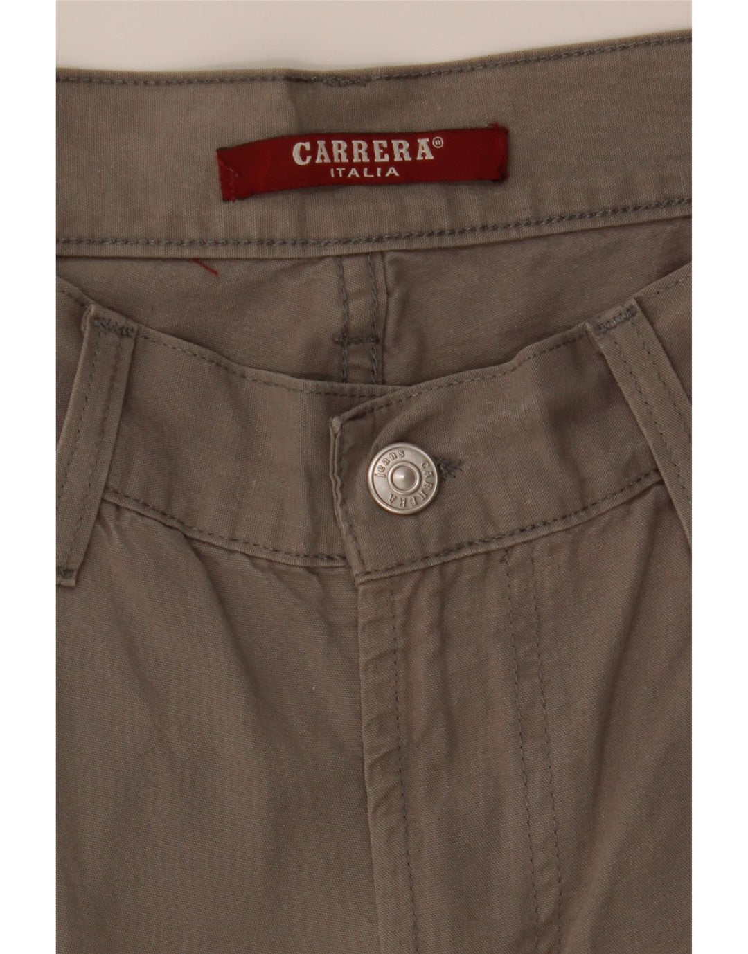 CARRERA Mens Straight Casual Trousers W32 L27 Beige Vintage Carrera and Second-Hand Carrera from Messina Hembry 