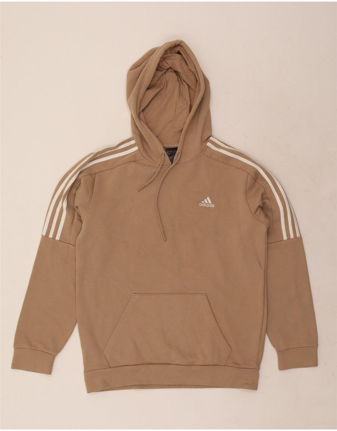 Adidas Herren Kapuzenpullover, kleine braune Baumwolle