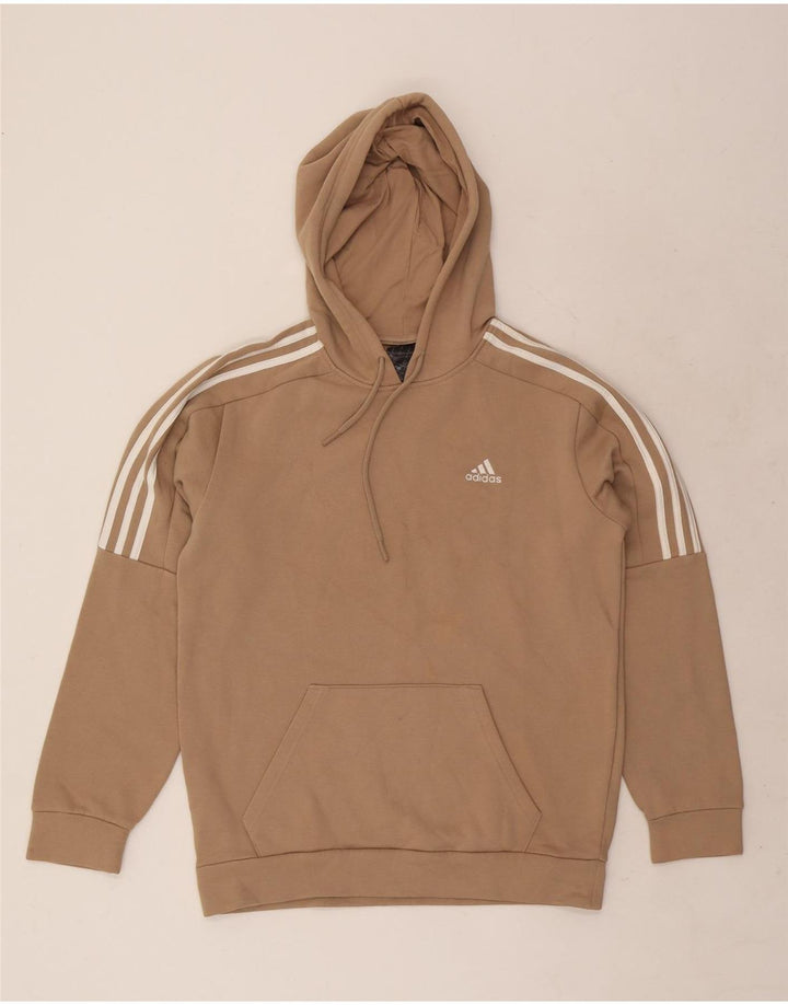 Adidas Herren Kapuzenpullover, kleine braune Baumwolle