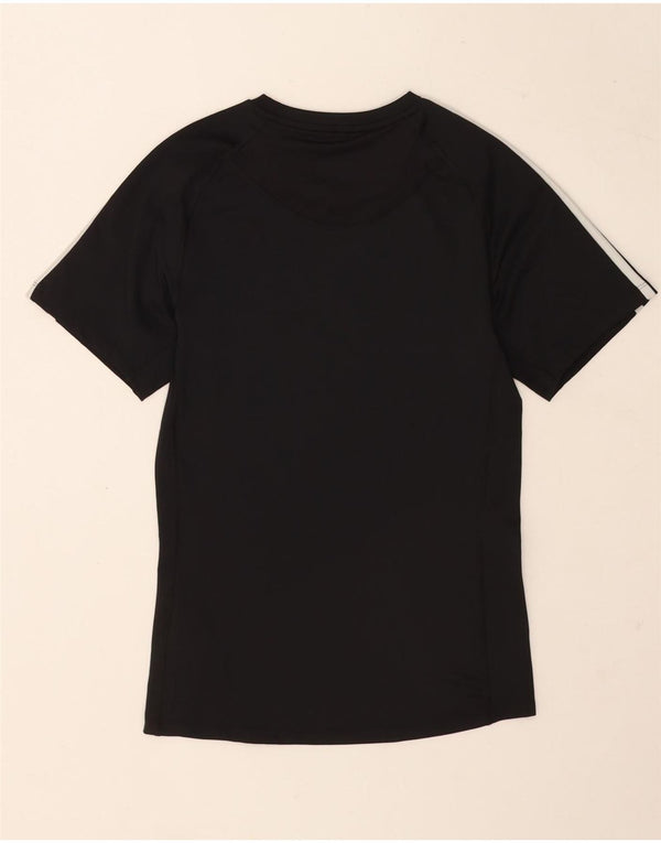 Adidas Herren Tech Fit T-Shirt Top Medium Schwarz Polyester