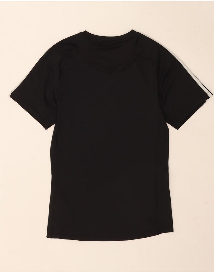 Adidas Herren Tech Fit T-Shirt Top Medium Schwarz Polyester