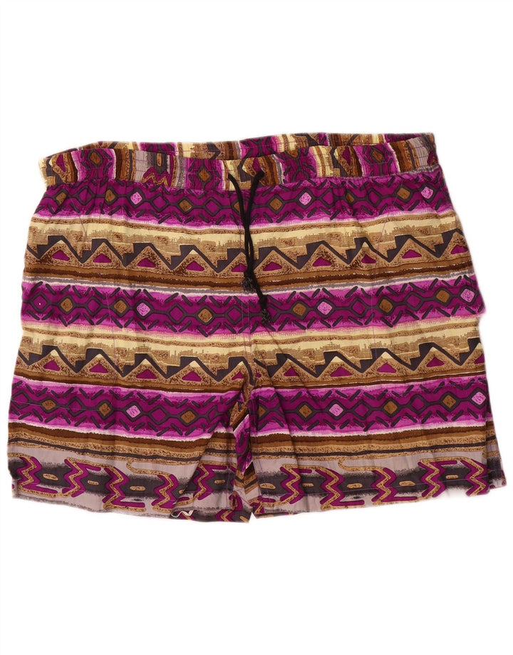 Santostefano Herren-Badeshorts, groß, mehrfarbig, Fair-Isle-Baumwolle