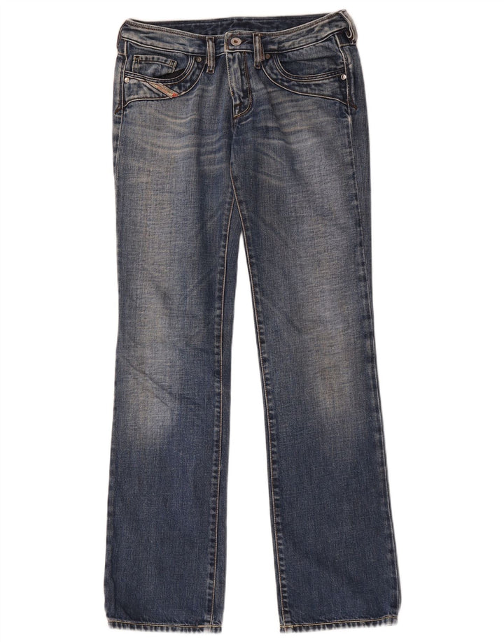 Diesel Damen Bootcut Jeans W26 L31 Blaue Baumwolle