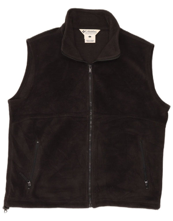 COLUMBIA Damen Fleeceweste UK 16 Large Schwarz Polyester