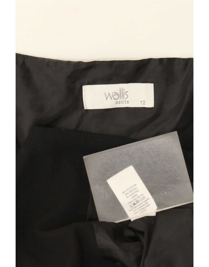 Wallis Womens Petite Weste UK 12 Medium Schwarz Polyester