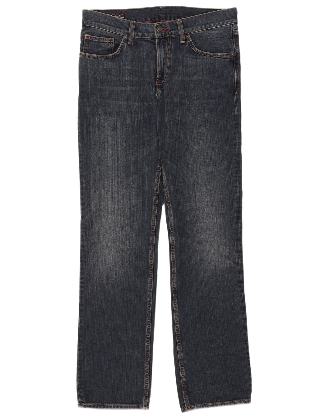 Tommy Hilfiger Damen Straight Jeans W31 L32 Blaue Baumwolle