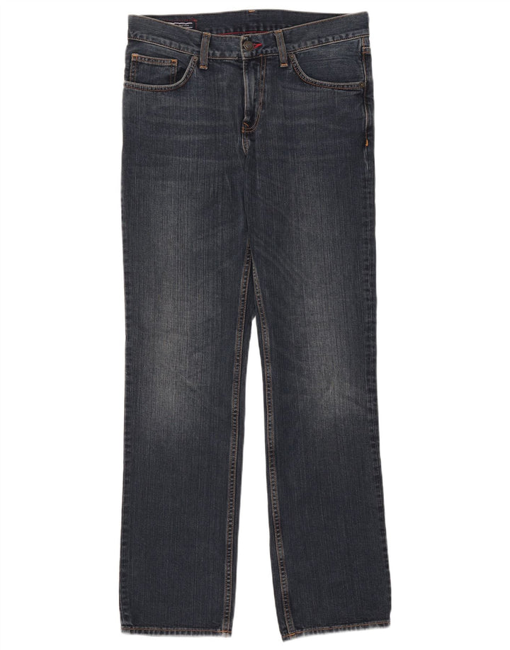 Tommy Hilfiger Damen Straight Jeans W31 L32 Blaue Baumwolle