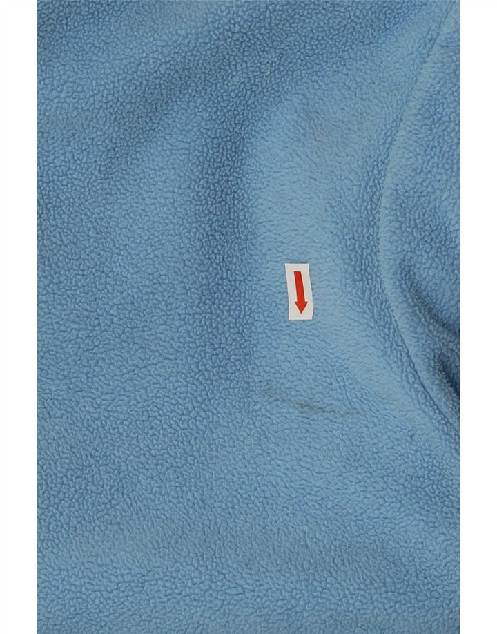 Fila Damen-Fleecepullover mit Reißverschluss am Hals, UK 14, Größe L, Blau, Polyester