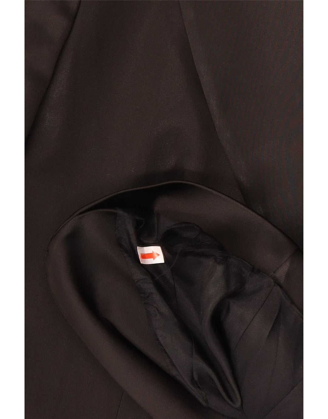 Luisa Spagnoli Damen 1-Knopf-Blazerjacke IT 42 Mittelschwarzes Acetat