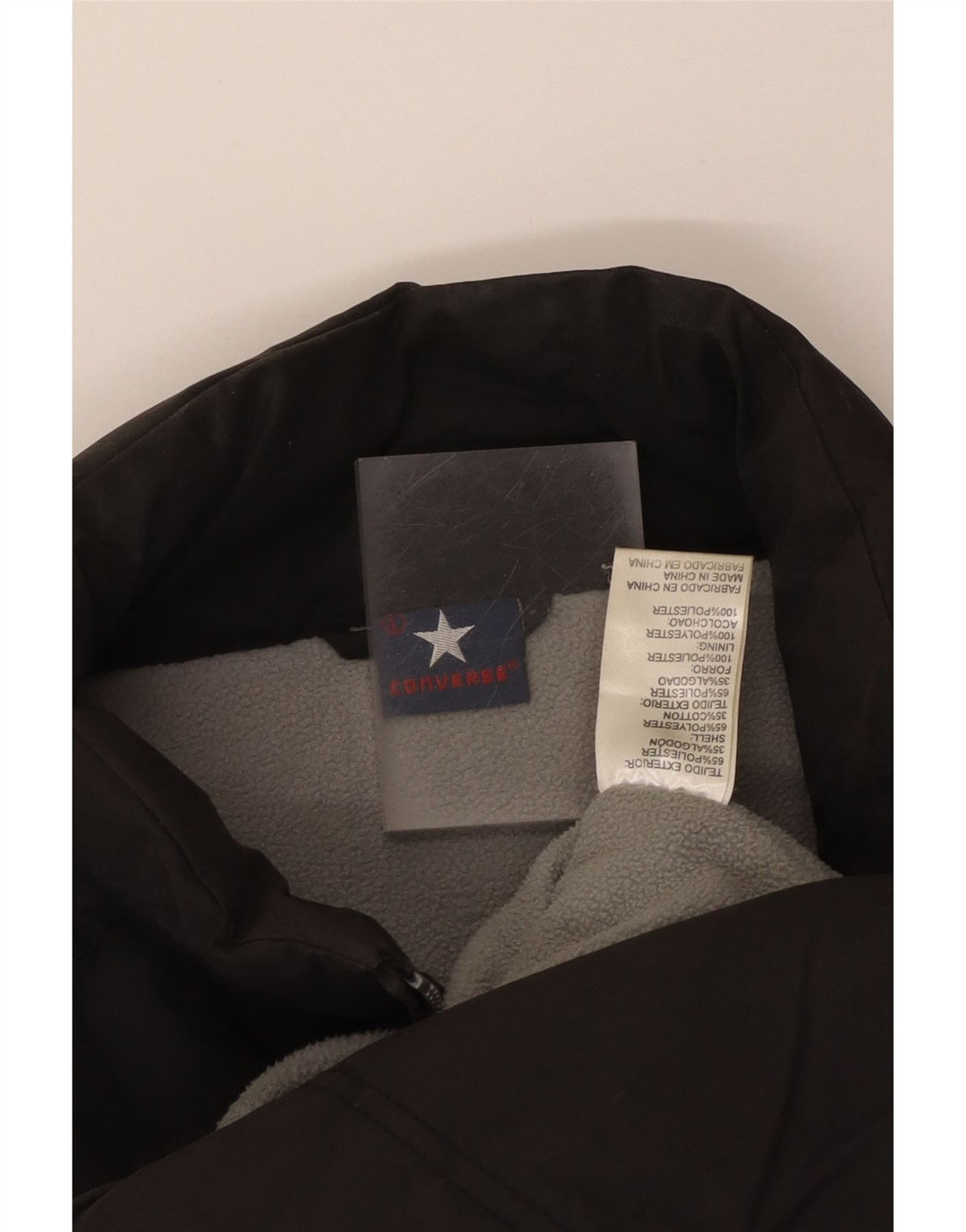 Converse Herren-Gilet mit Grafik, gepolstert, UK 40, Größe L, Marineblau, Polyester