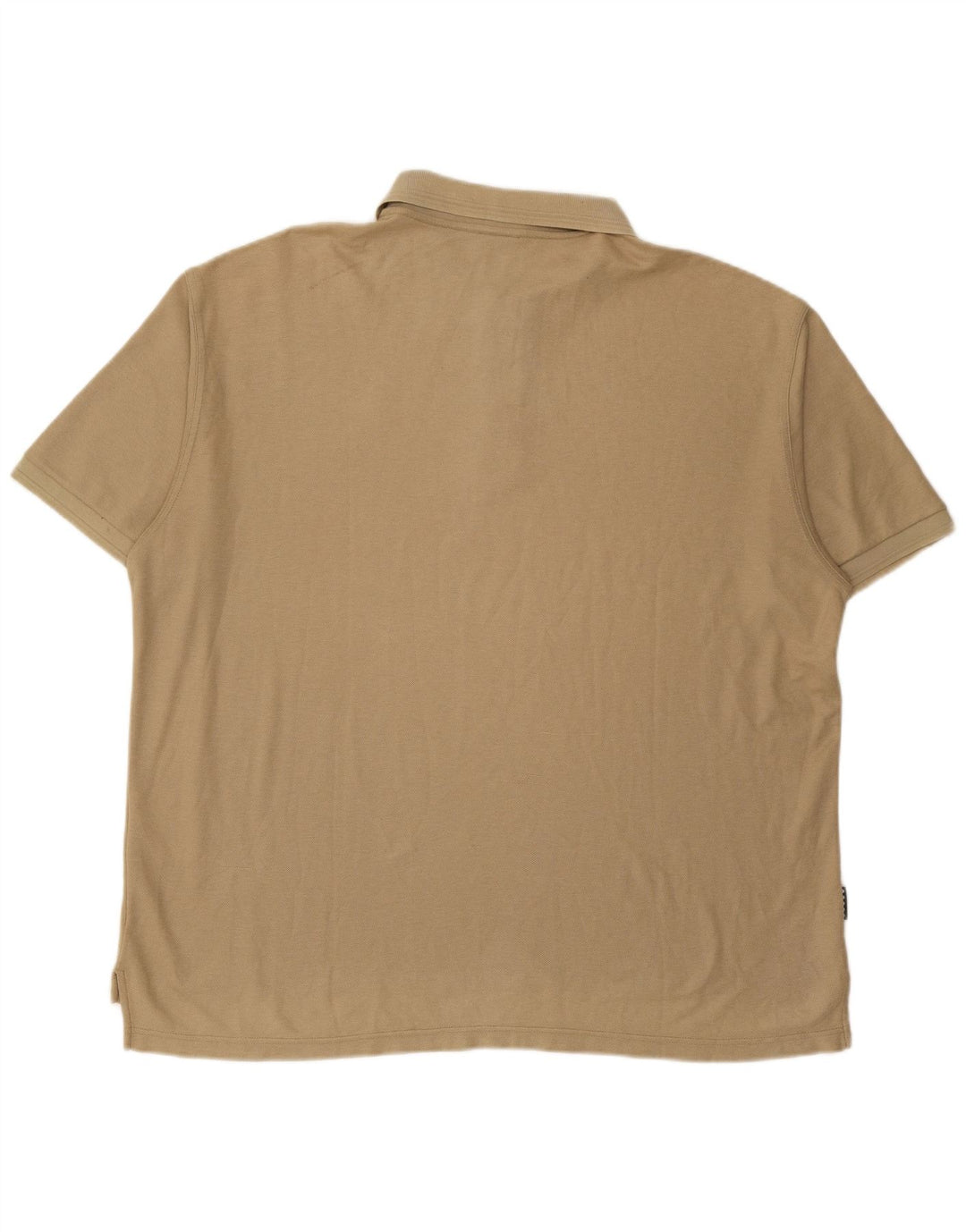 NIKE Herren Poloshirt UK 45/47 XL Beige Baumwolle