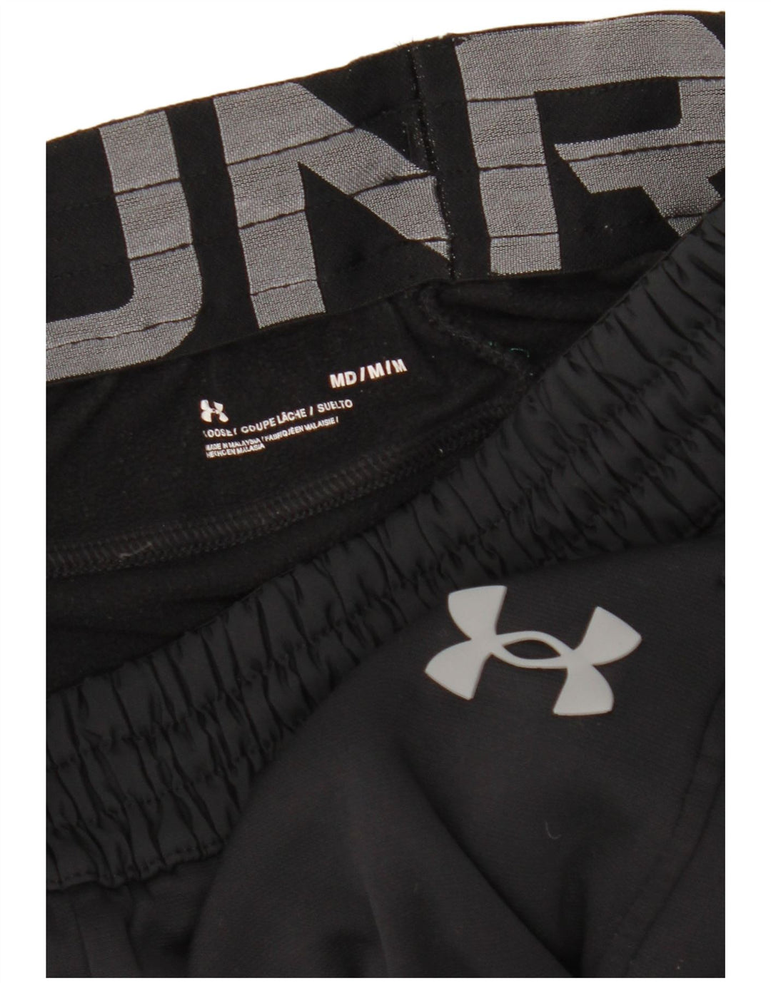 Under Armour Herren-Trainingshose mit Grafik, mittelschwarz, Polyester