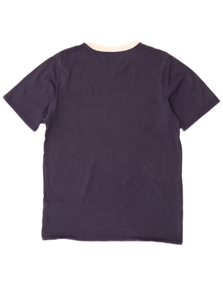 NIKE Herren-T-Shirt mit Grafik, mittelgroß, marineblau, Baumwolle