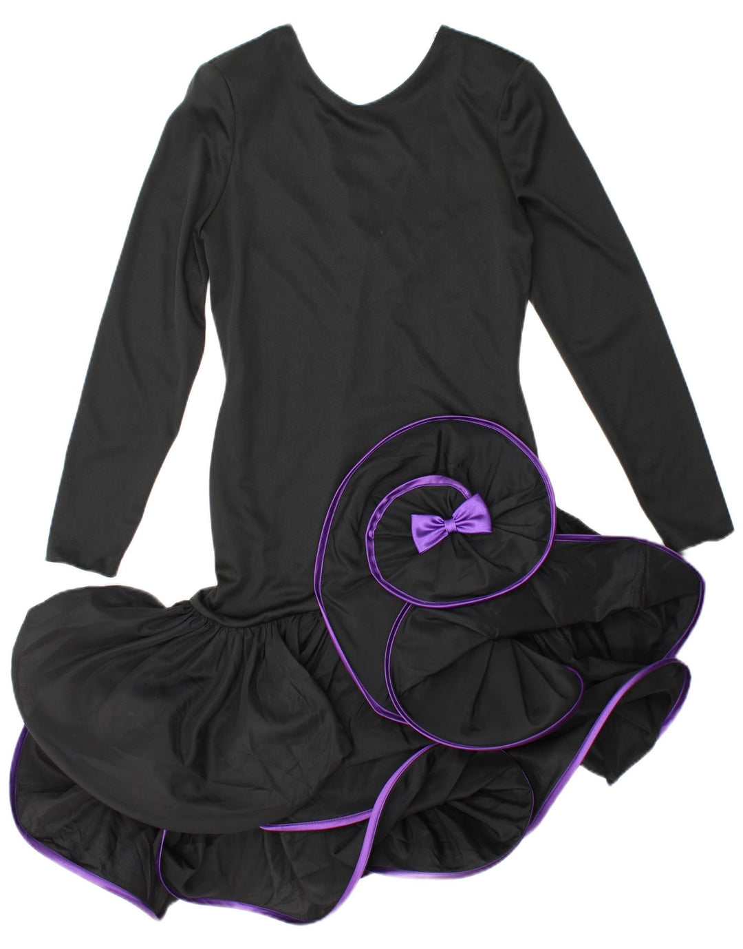 VERA MONT Langärmliges, asymmetrisches Damenkleid, Größe S, Schwarz, Polyester