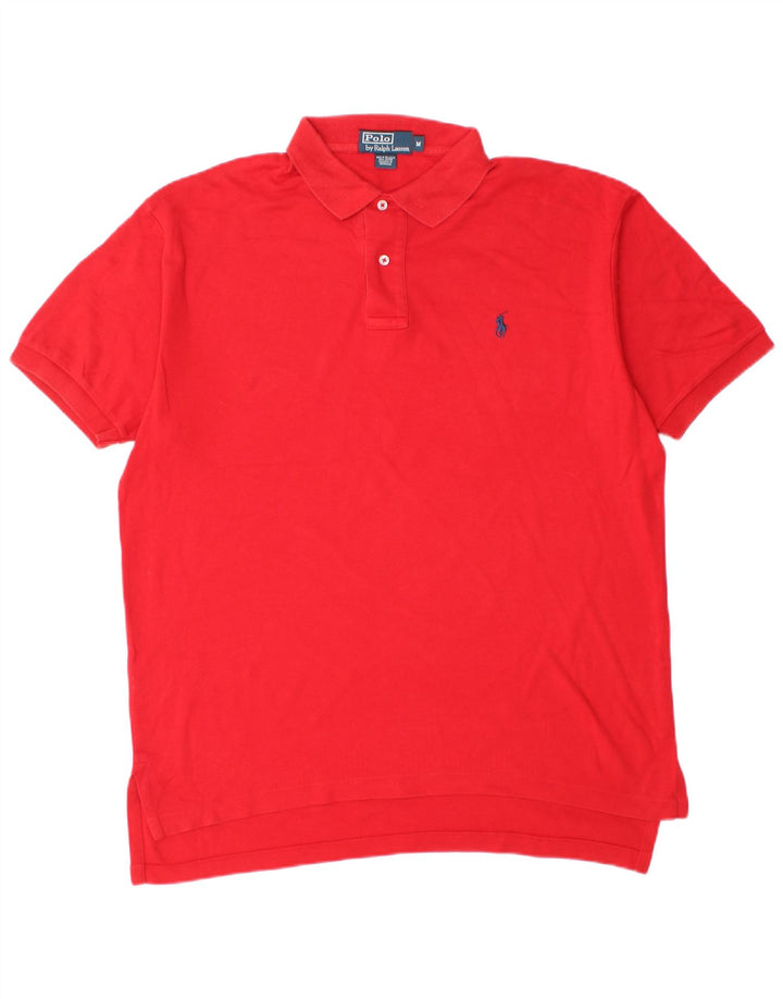 Polo Ralph Lauren Herren-Poloshirt aus mittelroter Baumwolle