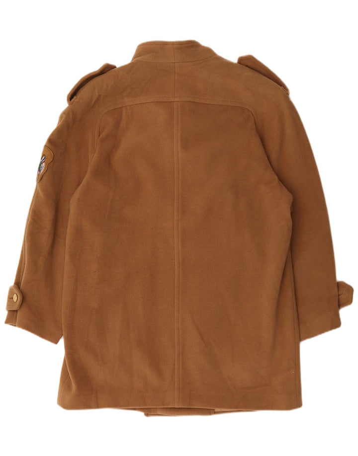 Roccobarocco Damen Militärischer, übergroßer, zweireihiger Mantel, UK 18, XL, Beige
