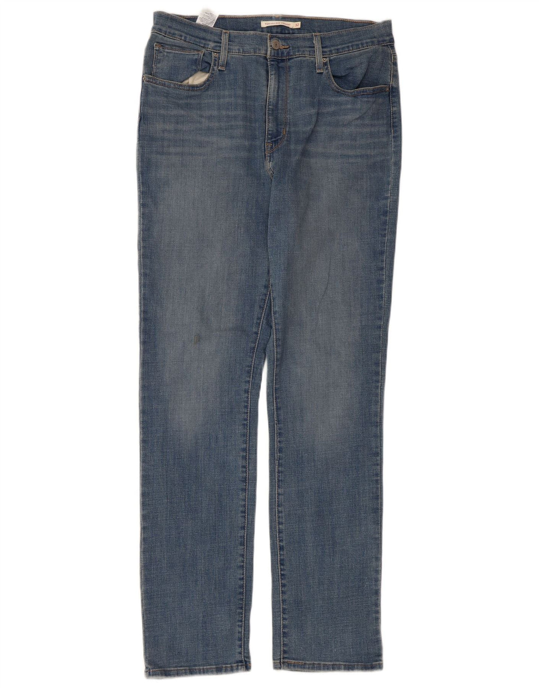 Levi's Damen 724 High Rise Straight Jeans W32 L32 Blaue Baumwolle