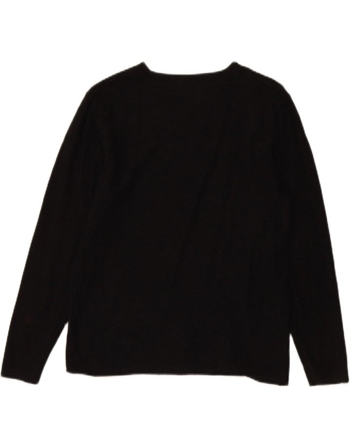 ZARA Womens Top Long Sleeve UK 14 Large Black Vintage Zara and Second-Hand Zara from Messina Hembry 