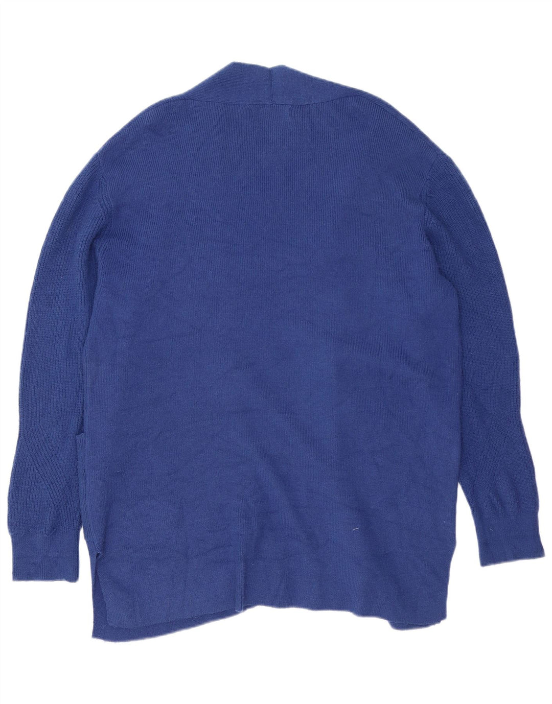 Marks & Spencer Damen-Strickjacke in Übergröße, lang geschnitten, Gr. 40, Größe L, Blau