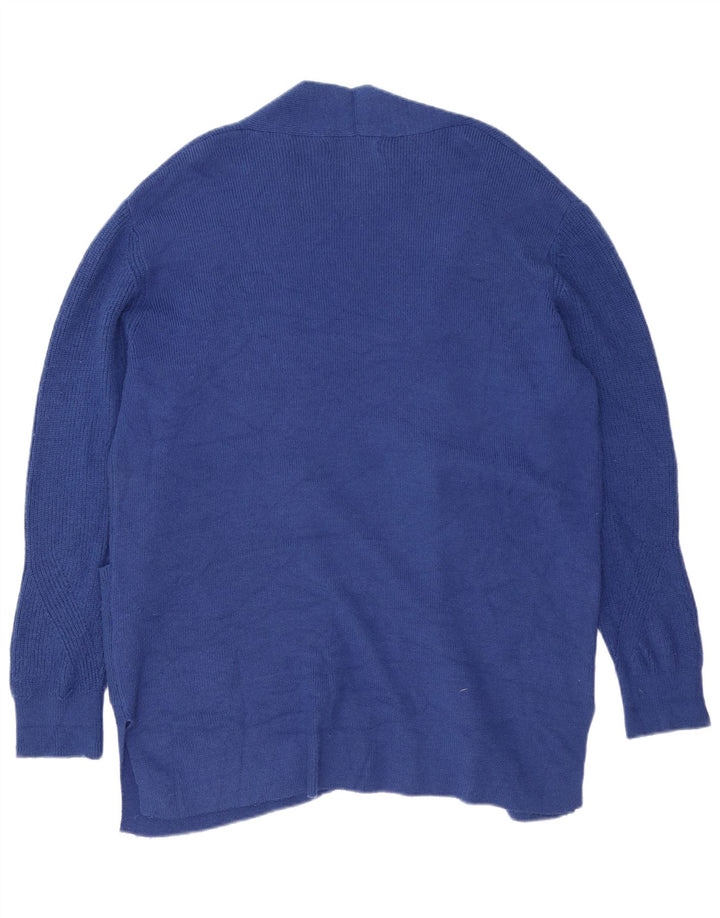 Marks & Spencer Damen-Strickjacke in Übergröße, lang geschnitten, Gr. 40, Größe L, Blau