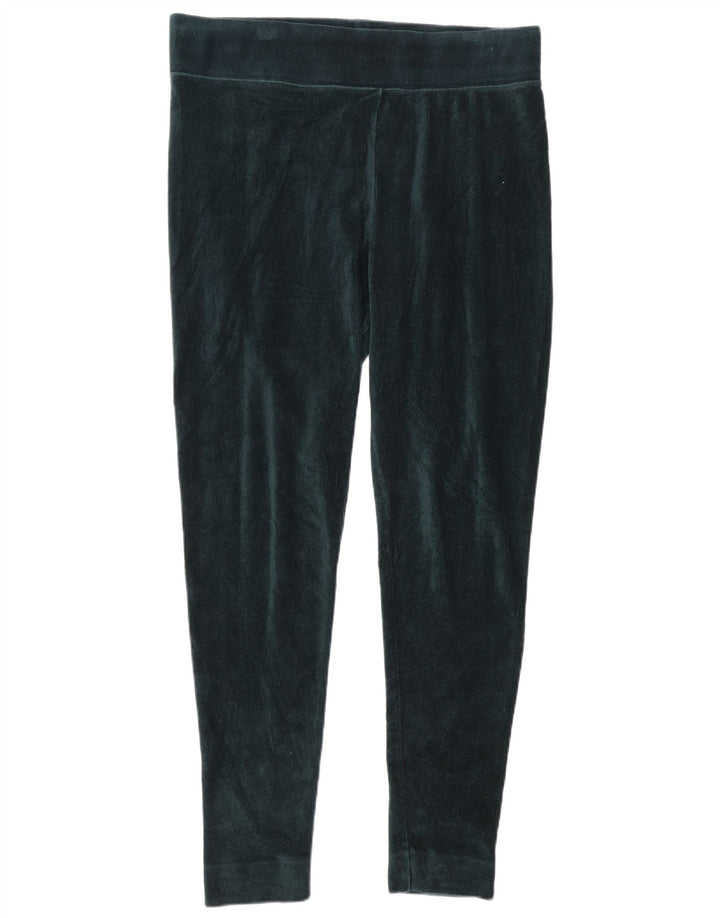 Marks & Spencer Damen Velours-Leggings UK 16 Large Grün