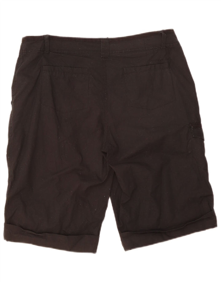 Dkny Damen Cargo-Shorts US 8 Medium W33 Schwarze Baumwolle