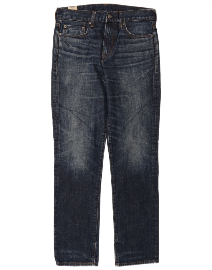 J. Crew Herren 770 Straight Jeans W29 L32 Marineblau Baumwolle