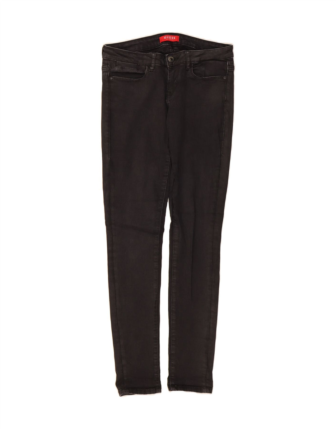GUESS Womens Skinny Jeans W28 L31 Black Vintage Guess and Second-Hand Guess from Messina Hembry 