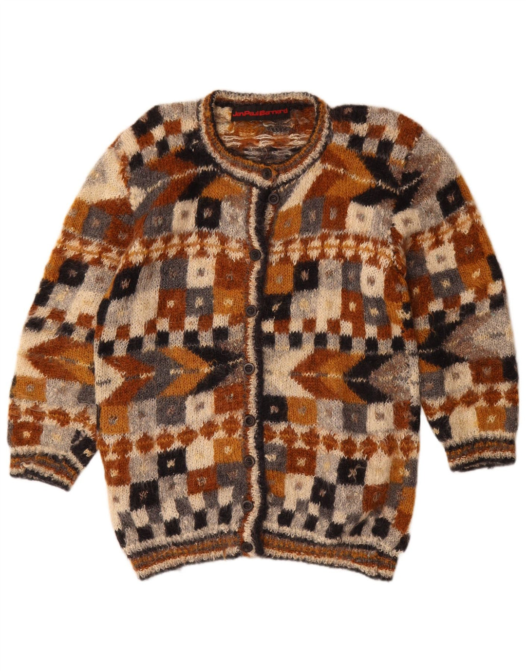 Jan Paul Barnard Damen Strickjacke Pullover UK 14 Large Mehrfarbig