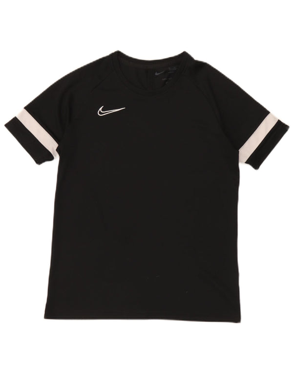 Nike Dri Fit T-Shirt für Jungen, 13–14 Jahre, XL, Schwarz, Farbblock