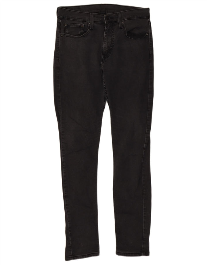 Levi's Herren Slim Jeans W30 L32 Schwarze Baumwolle